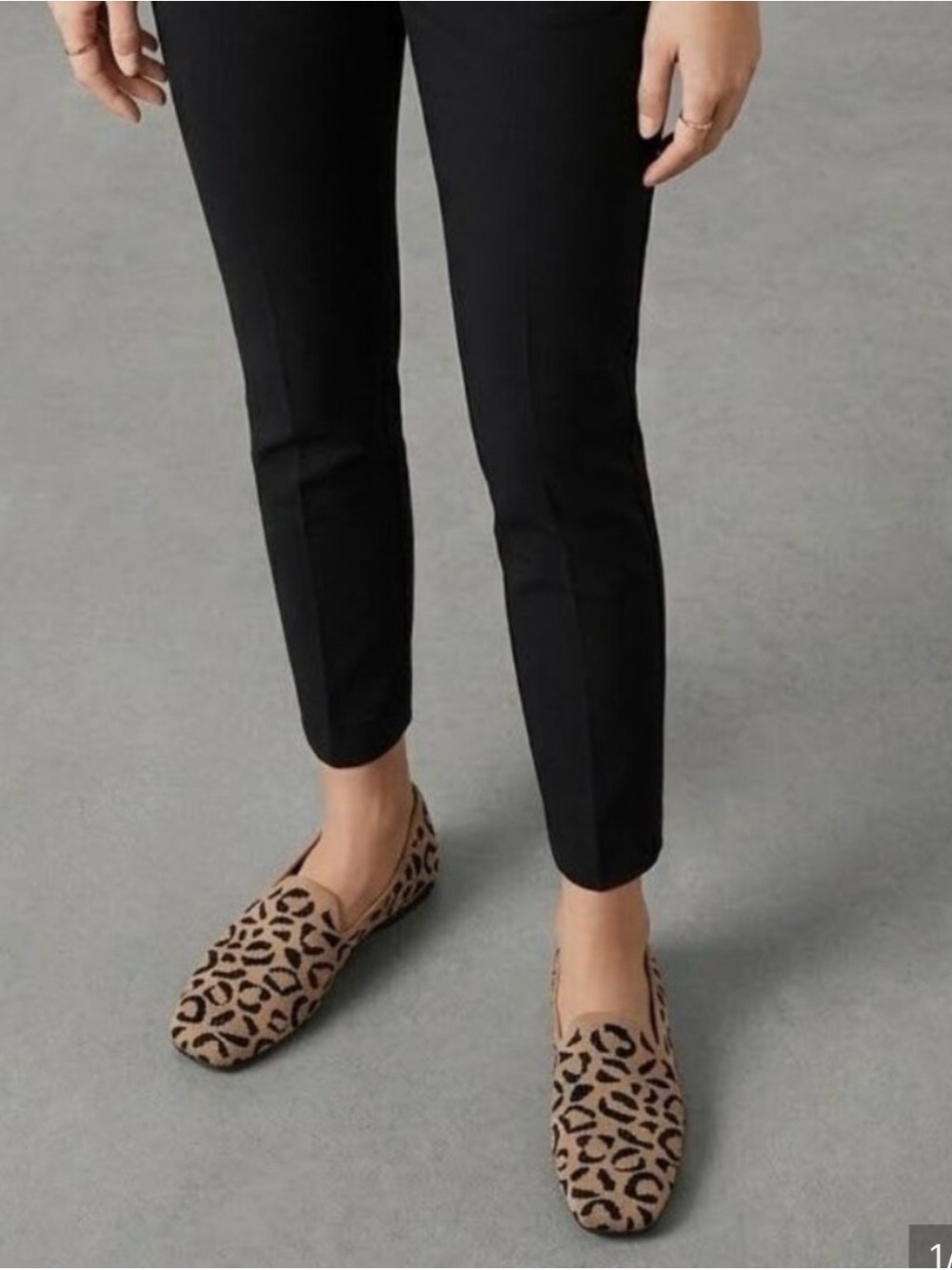 Vivaia Leopard Print Womens 10 Loafers Stylish Slip-On Flats